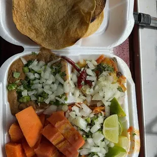 Trying the breakfast buffet