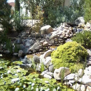 Here is the completed waterfall at Hess Terrace