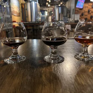 Gingerbread to the left. Dark beer selections