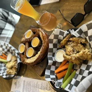 Parm Wings Bavarian Pretzel