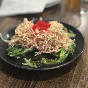 special appetizer - lobster salad over avocado