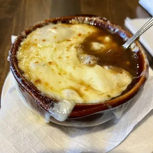 French onion soup - it's a hit!