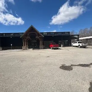 outside