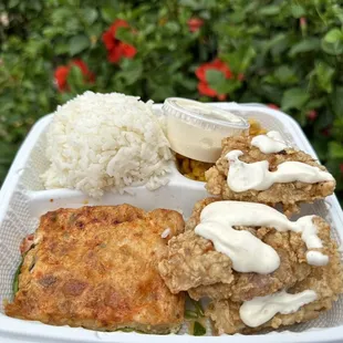 Baked Ahi &amp; Chicken - Delicious