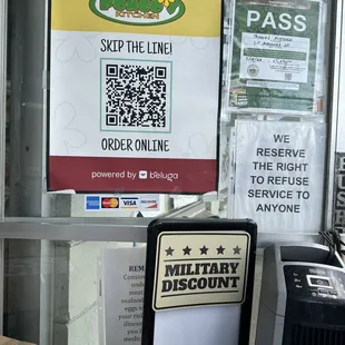 Skip the line and military discount