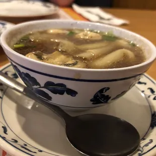 Side view of Wonton Soup