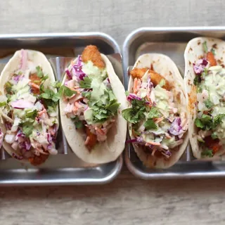 (3) PONKO chicken tacos