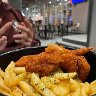 The Basic - spicy tenders and fries