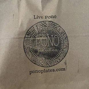 the logo on the bag