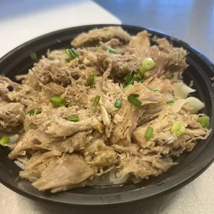 Kalua pork rice bowl