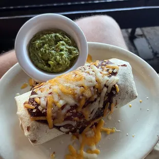 Chicken burrito.