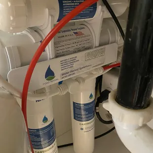 a close up of a water filtrator