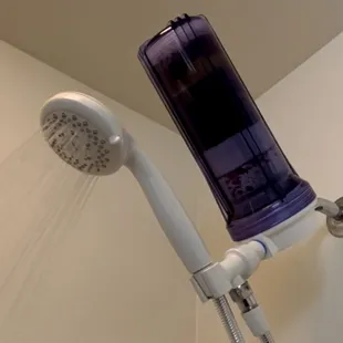 Pono shower filter with handheld shower