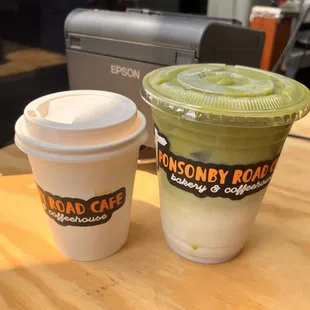 Gibraltar and Matcha Latte