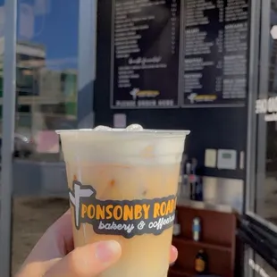 Ice Oat Latte with Foam