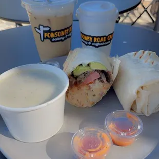 Steak Burrito (no including soup) Boom Habanero Sauce!!