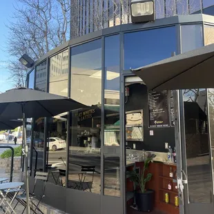 the outside of the building