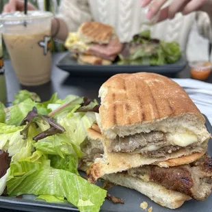 Steak and Cheese Panini