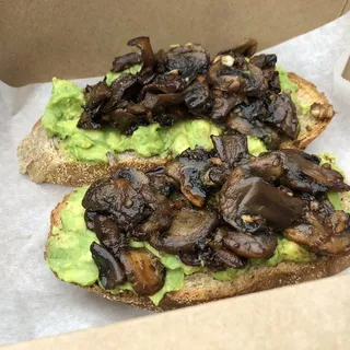 Mushroom Avocado Toast