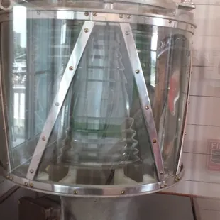 Original light from top of lighthouse pre-Hurricane Katrina.