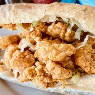 Shrimp poboy