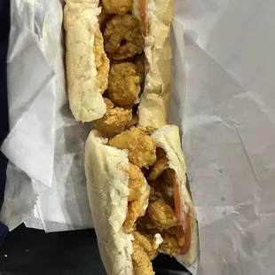 Large Shrimp Poboy