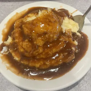 Side of Mashed Potatoes and Gravy