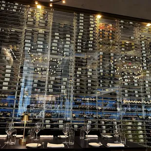 Impressive wine display