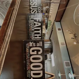 Coffee bar inside