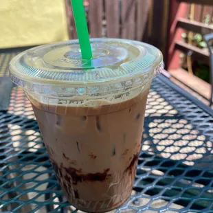 Iced cafe mocha