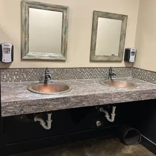 Remodeled Sinks. Ladies.