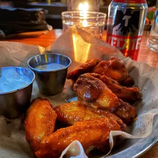 Wings and Tecate, a Pony Up go-to for me.