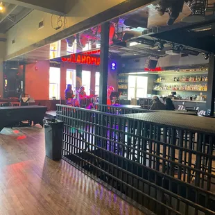 Live band upstairs