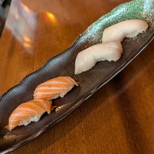 Salmon belly, yellowtail belly