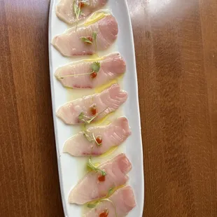 Yellowtail Carpaccio
