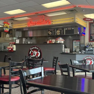 the interior of a restaurant