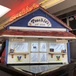 a miniature ice cream shop