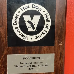 Vienna Beef Hall of Fame Award