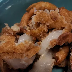 a bowl of fried food