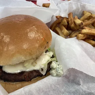 Black and Bleu Burger