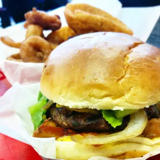 Char Cheddar Bacon Burger