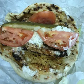 Char Buffalo Chicken Pita Sandwich