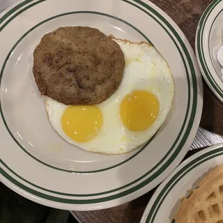 Patty Sausage and Eggs