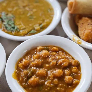 a variety of food items