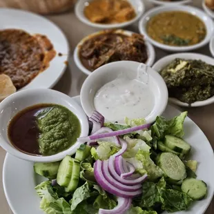 a plate of food