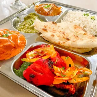 Thali lunch combo $14.99