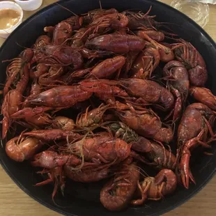 Crawfish were big and full of flavor!