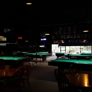 The pool hall