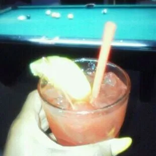 There drinks are made with attitude but taste good and make a game of pool something great!
