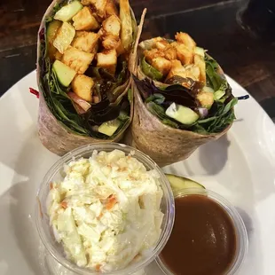 Thai chicken wrap